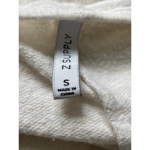 Z Supply Cream Oatmeal Open Cardigan Top - Picture 3 of 7
